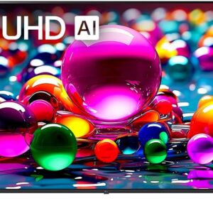 LG 65UA7700PUB 65 Inch UA77 LED AI 4K UHD Smart webOS TV (2025) Bundle with Premiere Movies Streaming, 6Ft HDMI Cable & Deco Gear CPS Exclusive 26 Month Protection Pack (BEACH-CPS-26M750)
