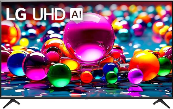 LG 65UA7700PUB 65 Inch UA77 LED AI 4K UHD Smart webOS TV (2025) Bundle with Premiere Movies Streaming, 6Ft HDMI Cable & Deco Gear CPS Exclusive 26 Month Protection Pack (BEACH-CPS-26M750) - Image 2