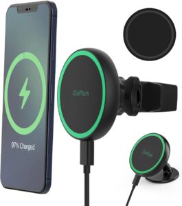 Read more about the article Magnetic Wireless Car Charger Mount Compatible with Magsafe iPhone 15/ iPhone 14/iPhone 13, Fast Charging Air Vent Magnet Accessories Car Phone Holder