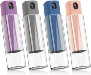Read more about the article 4 Pack Screen Cleaner 3-in-1 Touchscreen Mist Cleaner Spray and Microfiber Cloth Built-in Cleaning Solution Portable Reusable Fingerprint-Proof Spray Bottle for Phone Laptop iPad TV Monitor Car Screen
