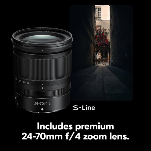 Nikon Z f with Zoom Lens | Full-Frame Mirrorless Stills/Video Camera with 24-70mm f/4 Lens | Nikon USA Model - Image 14