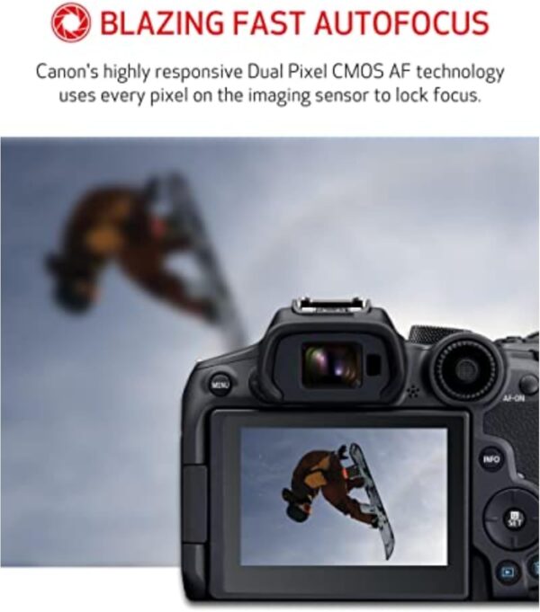 Canon EOS R7 Mirrorless Camera (Body Only), Hybrid Camera, 32.5 Megapixel (APS-C) CMOS Sensor, 4K Video, for Sports, Action, Content Creators, Vlogging Camera, Black - Image 5