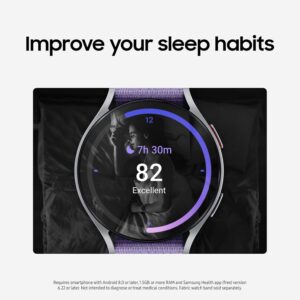 SAMSUNG Galaxy Watch 6 40mm Bluetooth Smartwatch w/ Fitness Tracker, Personalized HR Zones, Advanced Sleep Coaching, Heart Monitor, BIA Sensor, US Version, Gold (Renewed)