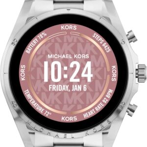Michael Kors Men’s or Women’s Gen 6 44mm Touchscreen Smart Watch with Alexa Built-in, Fitness Tracker, Sleep Tracker, GPS, Music Control, Smartphone Notifications (Model: MKT5139V)