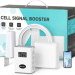 Read more about the article Cell Phone Signal Booster for All Carriers on Band 2/4/12/13/17/25 | Up to 7,000 Sq Ft with 2 High Gain Indoor Antennas | Easy Installation App Support | FCC Approved