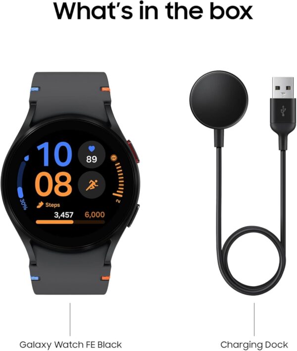 SAMSUNG Galaxy Watch FE 40mm LTE AI Smartwatch w/Fitness Tracking, BIA Sensor, Personalized HR Zones, Heart Rate Tracker, Sleep Monitor, 2024, Black [US Version, 1Yr Manufacturer Warranty] - Image 11