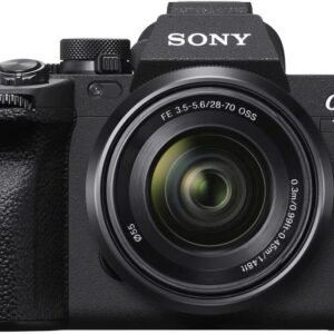 Sony a7 IV Mirrorless Camera with 28-70mm Lens ILCE-7M4K/B, 64GB Card, Filter Kit, Wide Angle Lens, Telephoto Lens, Color Filter Kit, Lens Hood, Bag, and More