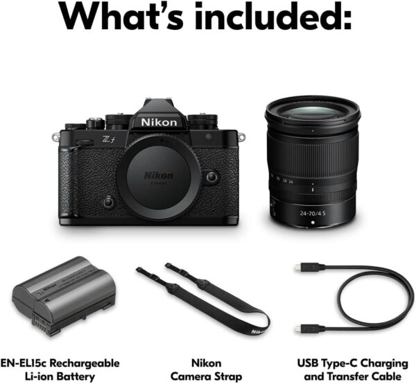 Nikon Z f with Zoom Lens | Full-Frame Mirrorless Stills/Video Camera with 24-70mm f/4 Lens | Nikon USA Model - Image 15