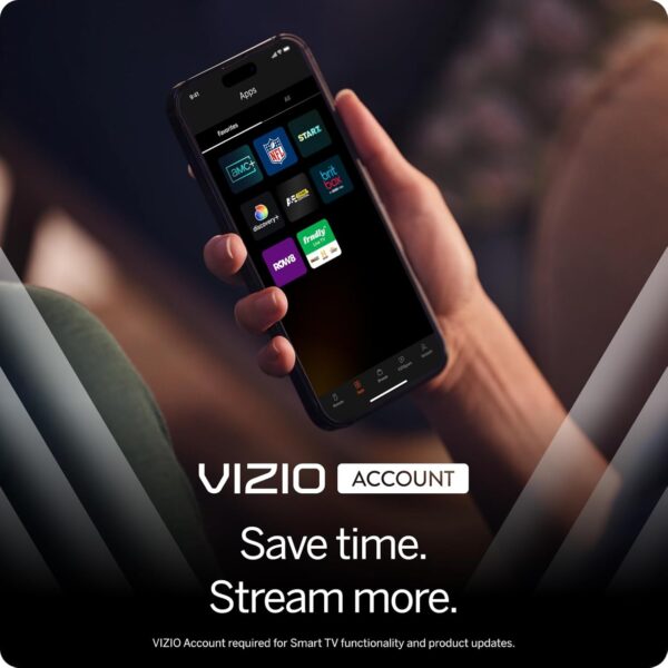 VIZIO 40-inch Full HD 1080p Smart TV with DTS Virtual: X, Alexa Compatibility, Chromecast Built-in, Bluetooth Headphone Capable (Renewed) - Image 4