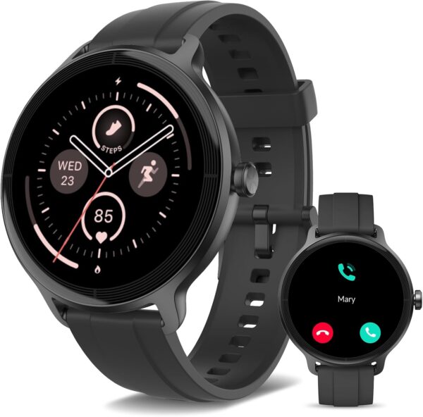 YMZ Smart Watch for Men Women, 1.27" HD Touchscreen Fitness Tracker, Bluetooth Calling, 100+ Sports Modes, Sleep Monitor, IP68 Waterproof, Compatible with Android & iPhones