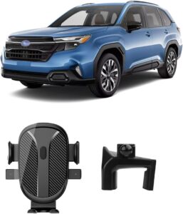 Read more about the article Car Phone Holder for 2025 Subaru Forester Accessories Interior Navigation Dash Mount Cell Phone Mount for Most Smartphones Custom Auto Interior Accessories One-Hand Operation