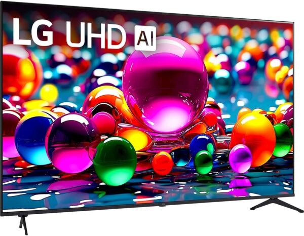 LG 65UA7700PUB 65 Inch UA77 LED AI 4K UHD Smart webOS TV (2025) Bundle with Premiere Movies Streaming, 6Ft HDMI Cable & Deco Gear CPS Exclusive 26 Month Protection Pack (BEACH-CPS-26M750) - Image 3