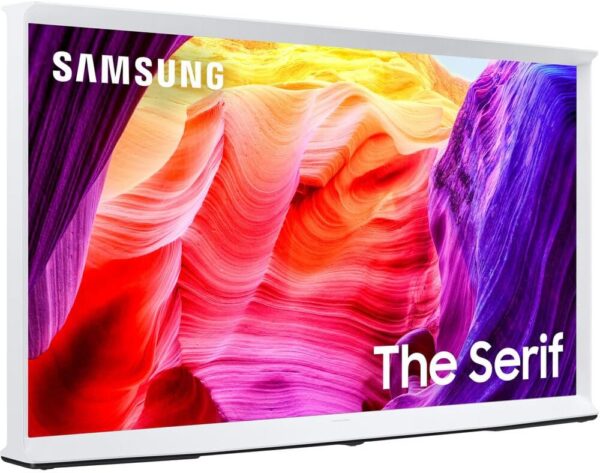 Samsung QN65LS01DAFXZA 65 Inch Class QLED 4K The Serif LS01D Series Quantum HDR Smart TV 2024 Bundle with Premiere Movies Streaming 2020 Digital Download Card and 1 YR CPS Enhanced Protection Pack - Image 3