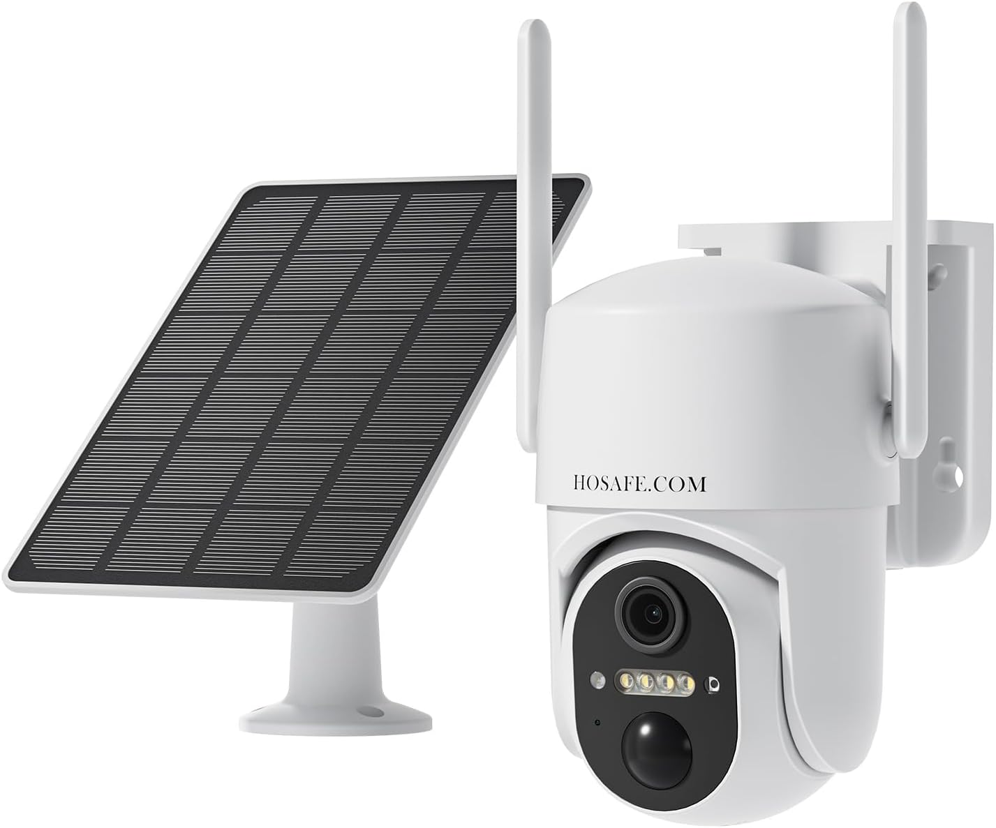 Cameras for Home Security Outdoor, WiFi Outdoor Camera Wireless, Solar Security Cameras Wireless Outdoor, 360 PTZ, PIR Sensor, 2K HD Color Night Vision, 2-Way Talk, IP66 Waterproof