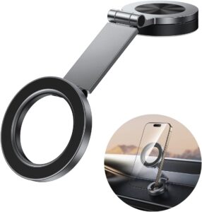 Read more about the article SYNCWIRE for MagSafe Car Mount – [360° Rotation] Magnetic Phone Holder for Car, Adjustable Metal Arm, Ultra Magnet, Car Magnet Phone Mount for Dashboard, Fit for iPhone 16 15 14 13 Pro Max &All Phones