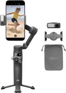 Read more about the article DJI Osmo Mobile 7P Gimbal Stabilizer for iPhone, Android, Native Tracking, Lighting, 3-Axis Phone Gimbal, Quick Launch, One-Tap Edit, Built-in Extension Rod & Tripod, 10hrs Use, Phone Charging
