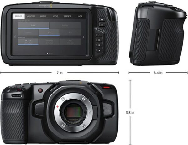 Blackmagic Design Pocket Cinema Camera 4K (CINECAMPOCHDMFT4K) - Image 7