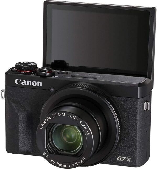 Canon PowerShot G7 X Mark III Digital Camera - Black (International Model) - Image 2