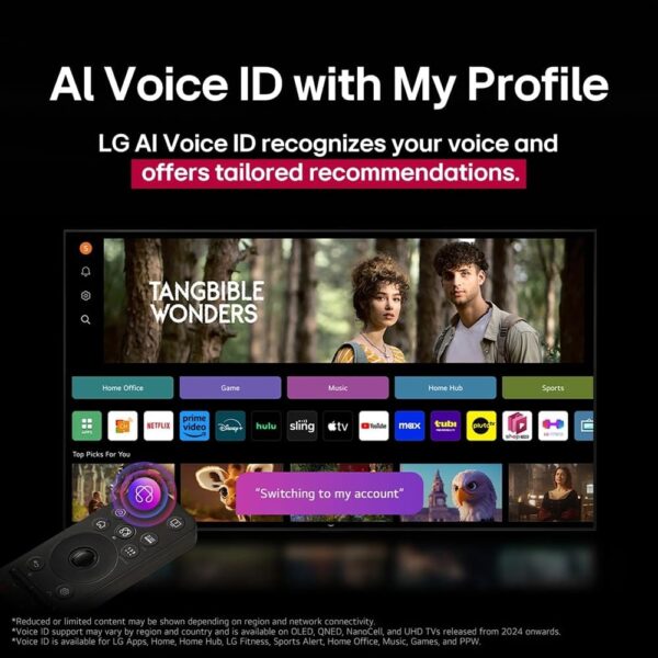 LG 55 inch Mini LED QNED AI 4K QNED85A Smart TV (2025) Bundle with SKM1 2.0 Ch. Compact Soundbar, 37"-70" TV Wall Mount, 6-Outlet Surge Adapter & Deco Gear Complete Home Theater Beginner's Guidebook - Image 6