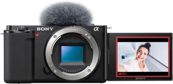 Sony Alpha ZV-E10 - APS-C Interchangeable Lens Mirrorless Vlog Camera - Black