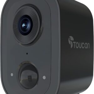 2K Security Cameras Wireless Outdoor, Cameras for Home Security with 2-Way Audio, PIR Motion Detection, Night Vision, Cloud Storage, IP65 Weatherproof, Outdoor Camera Work with Alexa & Google Home
