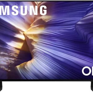 Samsung 42 inch OLED 4K S90F Smart TV (2025) Vision AI, OLED HDR+, Glare-Free Bundle with CPS Exclusive 1-Year Protection & Deco Gear Complete Home Theater Beginner’s Guidebook
