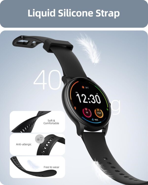 Parsonver Smart Watch for Men Women(Answer/Make Calls), HD Screen Fitness Tracker IP68 Waterproof 100+ Sport Modes, Heart Rate Sleep Monitor, Pedometer, Smartwatch for Android Phones/iPhone Compatible - Image 7
