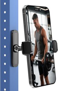 Read more about the article APPS2Car Gym Magnetic Phone Holder, 360 Adjustable, Compatible with 4.7-6.5″ Smartphones, Alloy Base and Joint, Black