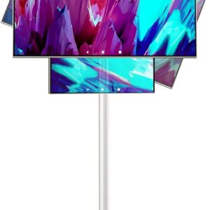 OFD 22-Inch Portable TV on Wheels 1080P (H01,6+128GB)