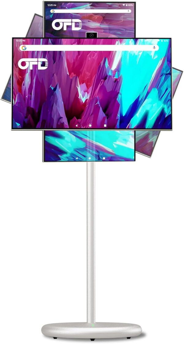 OFD 22-Inch Portable TV on Wheels 1080P (H01,6+128GB)