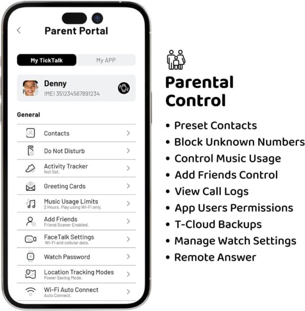 TickTalk 5 - Kids Smart Watch with GPS Tracker, Video Calling, SOS, & Parental Controls | Smartwatch with Free Music, Texting, Kid Phone Call and Text, Boys & Girls - 4G Smart Watch for Kids 3-12 - Image 5