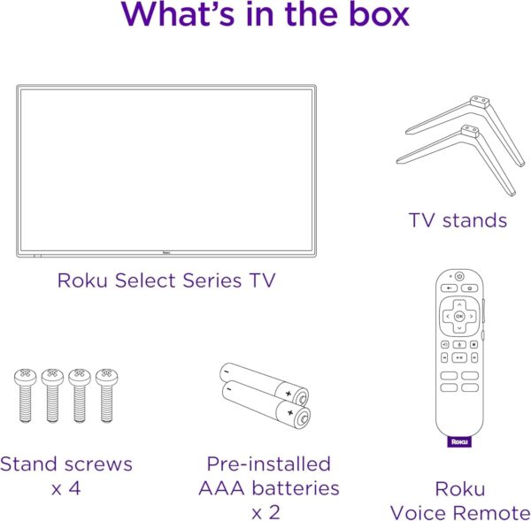 Roku Smart TV – 32-Inch Select Series 720p HD RokuTV with Roku Voice Remote, Bright Picture, Customizable Home Screen – Live Local News, Sports, Gaming - Image 11