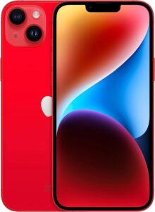 Read more about the article Apple iPhone 14 Plus, 128GB, (PRODUCT) Red – Unlocked (Renewed)