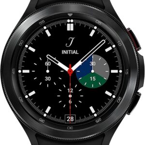 Samsung Galaxy Watch 4 Classic 42mm Smartwatch with ECG Monitor Tracker for Health Fitness Running Sleep Cycles GPS Fall Detection Bluetooth US Version, Black (Renewed)