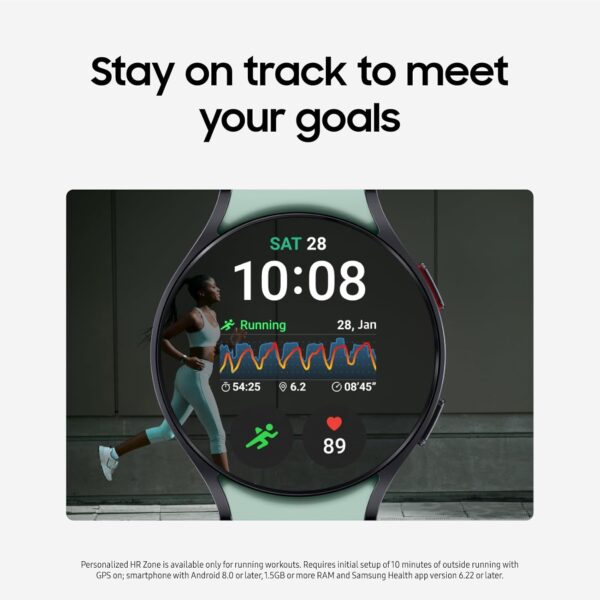 SAMSUNG Galaxy Watch 6 40mm Bluetooth Smartwatch w/ Fitness Tracker, Personalized HR Zones, Advanced Sleep Coaching, Heart Monitor, BIA Sensor, US Version, Gold (Renewed) - Image 3