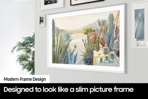 Samsung 32-Inch Class QLED The Frame LS03C Series, Quantum HDR, Art Mode, Anti-Reflection Matte Display, Slim Fit Wall Mount Included, Smart TV w/Alexa Built-in (QN32LS03CB) - Image 8