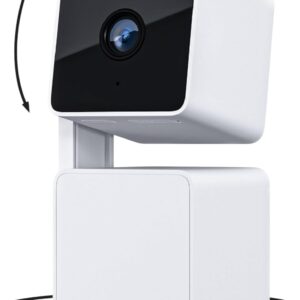 WYZE Cam Pan v3 Indoor/Outdoor IP65 1080P 360° Pan/Tilt/Zoom WiFi Smart Home Security Camera, Motion Tracking for Baby/Pet, Color Night Vision, Works with Alexa&Google Assistant, Free Expert Setup