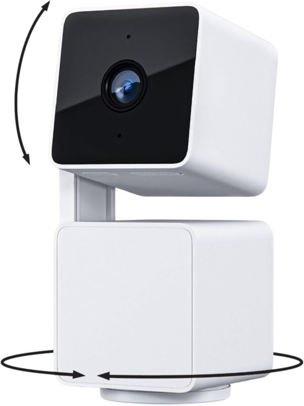 WYZE Cam Pan v3 Indoor/Outdoor IP65 1080P 360° Pan/Tilt/Zoom WiFi Smart Home Security Camera, Motion Tracking for Baby/Pet, Color Night Vision, Works with Alexa&Google Assistant, Free Expert Setup