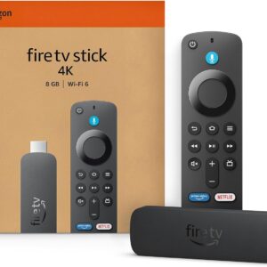 Amazon Fire TV Stick 4K (newest model) with AI-powered Fire TV Search, Wi-Fi 6, stream over 1.8 million movies and shows, free & live TV