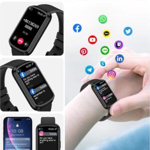 Fitness Tracker, Smart Watch for Women Men with 24/7 Heart Rate/Blood Pressure/Blood Oxygen Monitor,Sleep Tracker,Step & Calorie Counter, IP68 Waterproof Fitness Watches Compatible with Android&iPhone