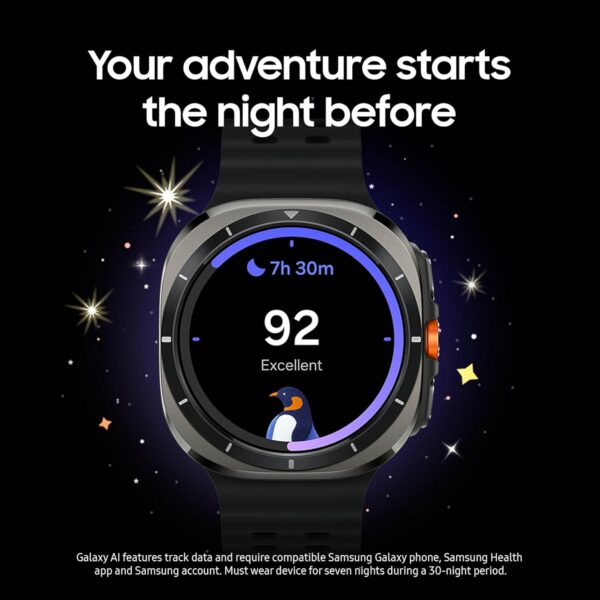 Samsung Galaxy Watch Ultra (2025) 47mm LTE Smartwatch + Gift Card, Titanium Casing, Advanced Sleep Coaching, Running Coach, Energy Score, GPS, Titanium White [US Version, 2 Yr Warranty] - Image 3