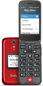 Read more about the article Lively Jitterbug Flip2 – Flip Cell Phone for Seniors – Not Compatible with Other Wireless Carriers – Must Be Activated with Lively Phone Plan – Red Flip Phone