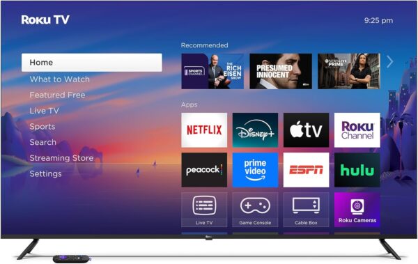 Roku Smart TV 2025 – 75-Inch Select Series, 4K HDR TV – RokuTV with Enhanced Voice Remote – Flat Screen LED Television with Wi-Fi for Streaming Live Local News, Sports, Family Entertainment - Image 13