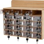 Read more about the article 20 Slots Cell Phone Storage Box, Wood & Acrylic Cell Phone Lockers Storage Cell Phone Locker Box with Lock Pocket Chart for Phones Locking Cell Phone Cabinet for Classroom Offices School Employees