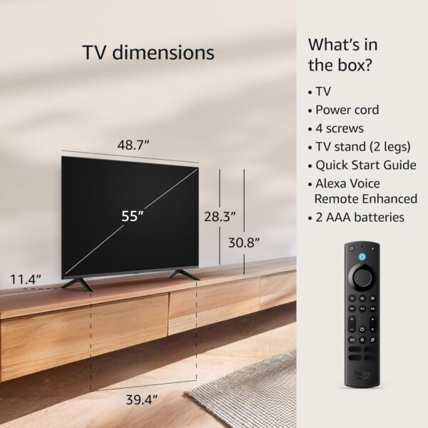 Amazon Fire TV 55" 4-Series 4K UHD smart TV, stream live TV without cable, 2024 release - Image 6