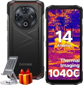 Read more about the article DOOGEE Fire 6 Rugged Phone with Thermal Image Camera,10400mAh,16GB+256GB Android 14 Cell Phone Unlocked,50MP AI Camera,6.56″ HD+IPS Display Rugged Smartphone,IP68 Waterproof Phone,Face Unlock/OTG