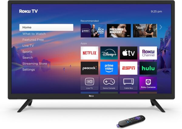 Roku Smart TV 2025 – 32-Inch Select Series, 1080p Full HD TV – Roku TV with Voice Remote – Flat Screen LED Television with Wi-Fi for Streaming Live Local News, Sports, Family Entertainment - Image 10