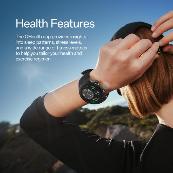 ONEPLUS Watch 2, 32GB, 100-Hour Battery, Health & Fitness Tracking, Sapphire Crystal Design, Dual-Engine, Wear OS by Google - Image 5