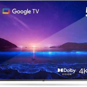 FPD 55-inch Smart TV Google TV 4K UHD with Google Play and Google Cast Built-in, HDR 10, Dolby Vision Dolby Atmos, MEMC, Voice Remote, Stream Live TV(Canvas-Series, CG55-C1, 2024 Model)