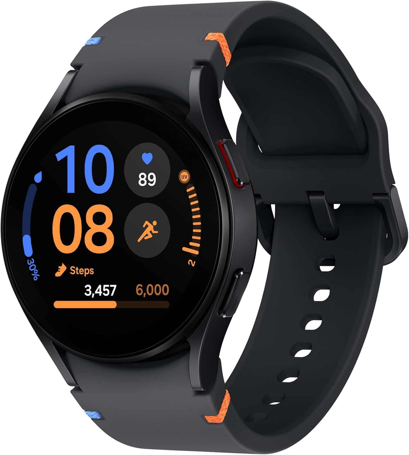 SAMSUNG Galaxy Watch FE 40mm GPS, AI Smartwatch w/Fitness Tracking, BIA Sensor, Personalized HR Zones, Heart Rate Tracker, Sleep Monitor, 2024, Black (US Version) (Renewed)